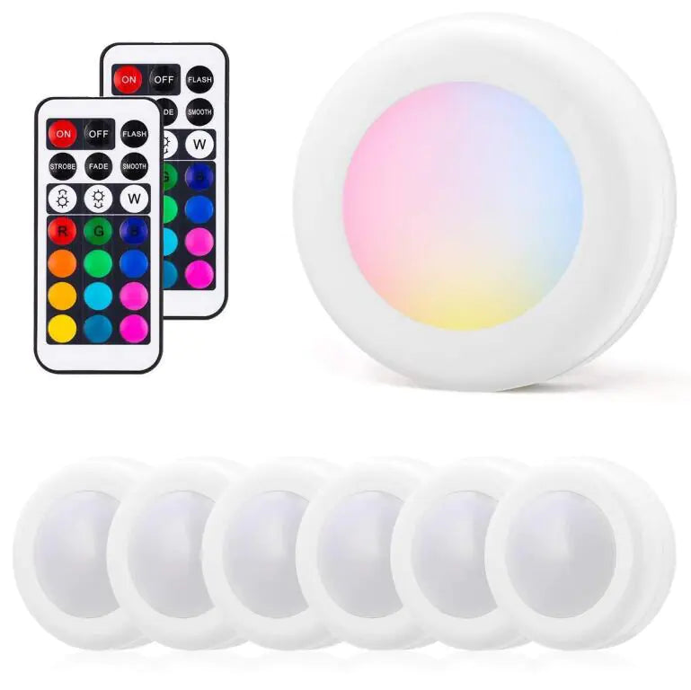 RGB LED Remote Control Night Light for Atmosphere