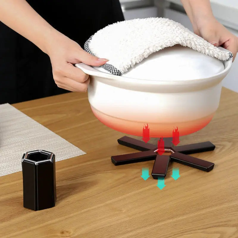 Creative Heat Resistant Folding Trivet Kitchen Tool